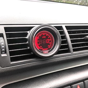 2x AUDI B6 Boost Gauge 52mm panel replacement Holder for boost gauge replaces or repairs air vent.  gauge size 52mm with new look  Petg