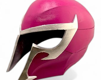 マグニートーヘルメット – 着用可能なX-メンコスプレマスク – 未塗装DIYまたは完成品 – カスタムサイズ