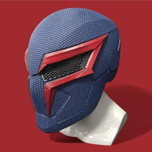 Spider-Man 2099 Helmet with Magnetic Back & Eyes - Customizable Colors Available - 3D Printed Cosplay Helmet with free shipping