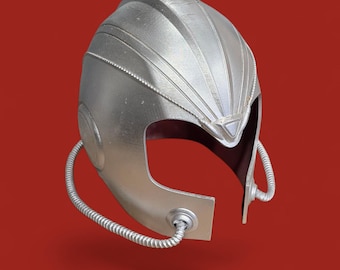 Casco Cerebro X-Men - Tocado futurista metálico para cosplay - Máscara de cosplay para adultos - Accesorio de exhibición futurista metálico