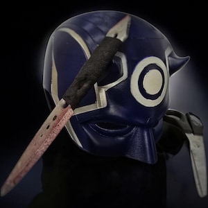 Bullseye Daredevil Helmet – Netflix Season 3 Inspired Cosplay Mask – Comic-Con, Display, or Halloween Costume Prop