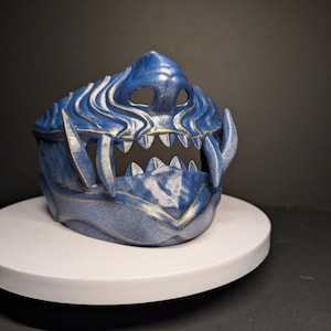 Máscara Oni japonesa para cosplay, envío gratis, disfraz de demonio samurái, regalo perfecto, tamaño adulto, material PLA, máscara HOGI realista.