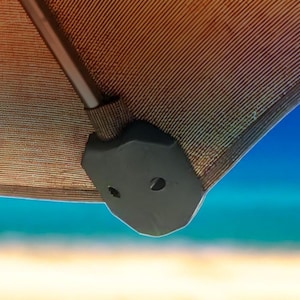 Set of 9 repair Patio umbrella clips. Screws not included shader diy easy repair clip for summer beach umbrella. Quick fix or prevention.