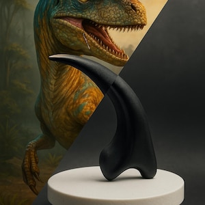 Réplique de griffe de raptor - Accessoire de dinosaure imprimé en 3D pour une décoration ou un costume | Réplique de fossile inspirée du Jurassique