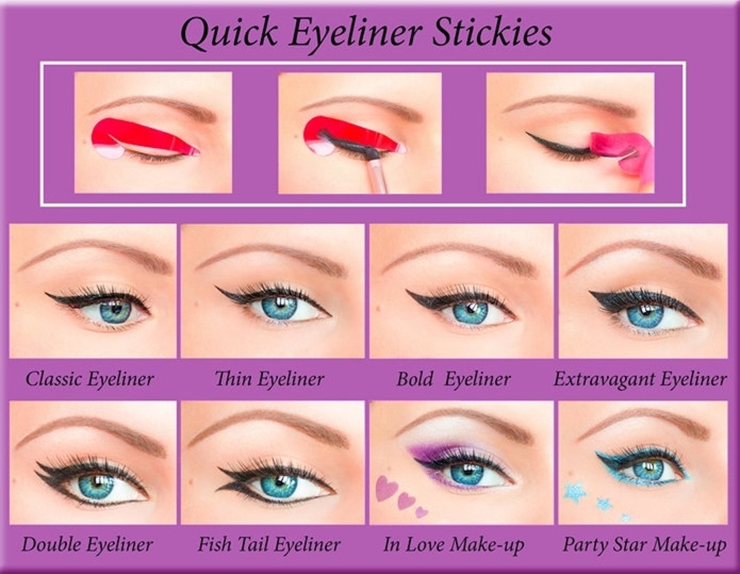 ORIGINAL Quick Eyeliner Stickies 80 Pcs COMPLETE SET Free Etsy