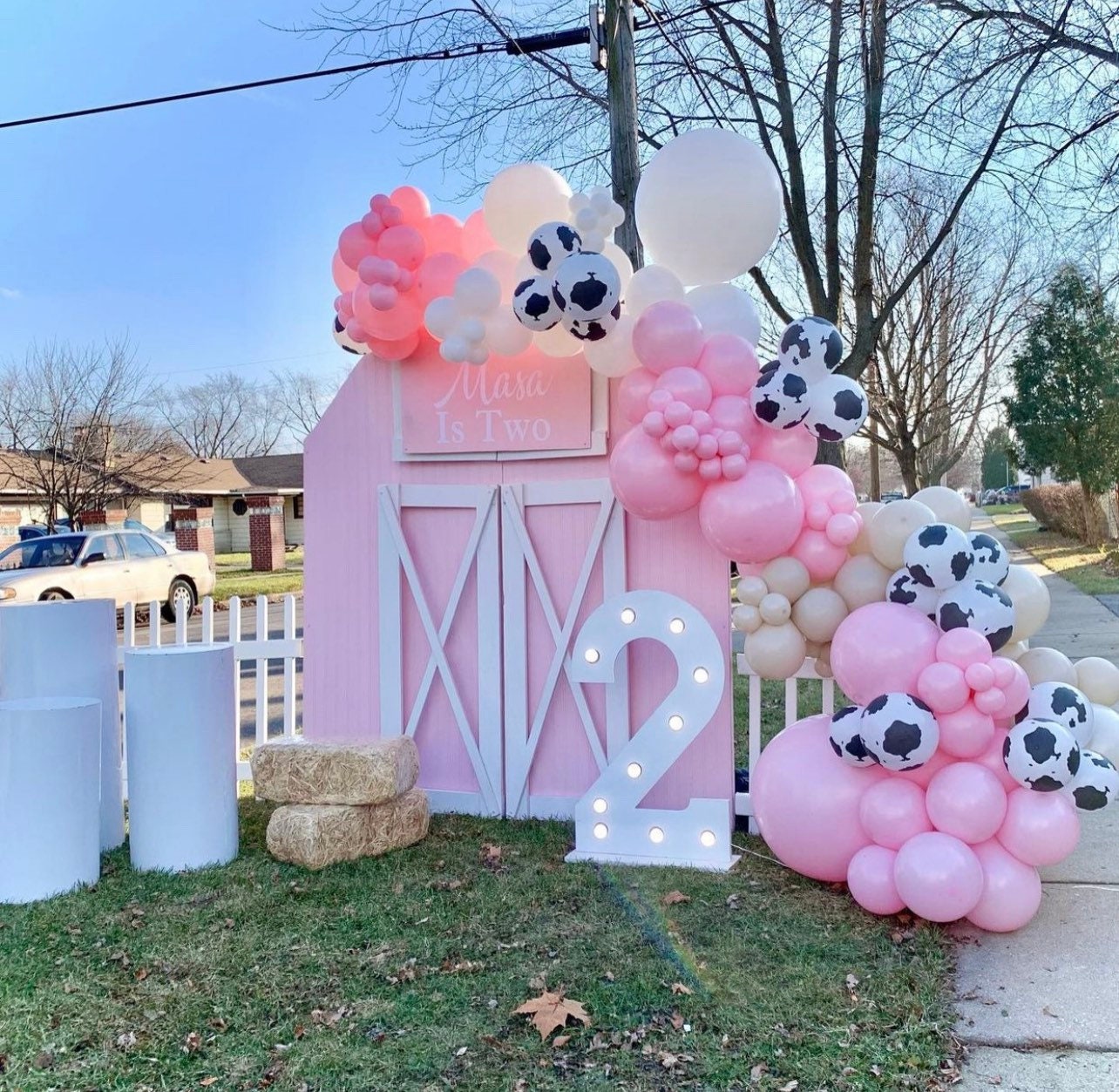 Non-Toxic balloons Cow print party balloons only/ cow print balloon decor/ la vaca globos/ balloon arch kit/ balloon garland