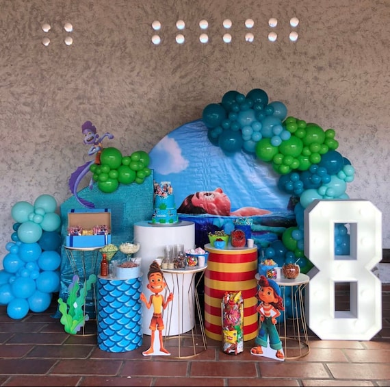 Party Balloons/ Globos/ Birthday/ Green Blue Light Blue Teal Balloons// Balloon  Arch Kit Only/ Balloon Garland -  Israel