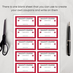 Naughty Coupons Printable Naughty Gifts for Him Sexy - Etsy