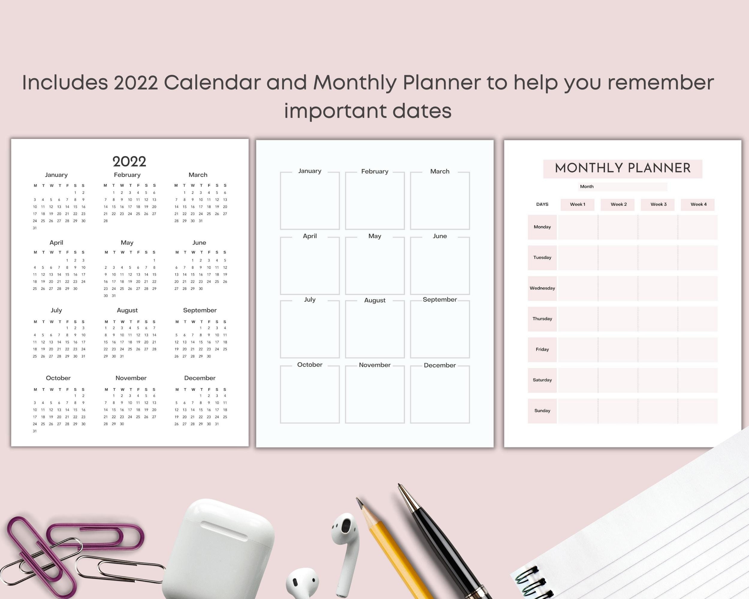 Student Planner Printable Academic Planner Class Schedule Etsy Student Planner Printable Academic Planner Class Schedule Etsy