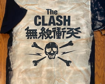 Chemise Clash radio japonaise « Tax Free » The Clash rare