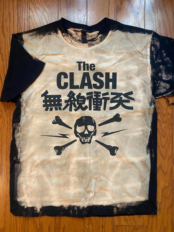 The Clash Japanese “tax Free” Radio Clash Shirt Rare - Etsy