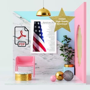 American Boy Estelle Kanye West Lyrics | A4 Poster | Digital Print | Instant PDF Download
