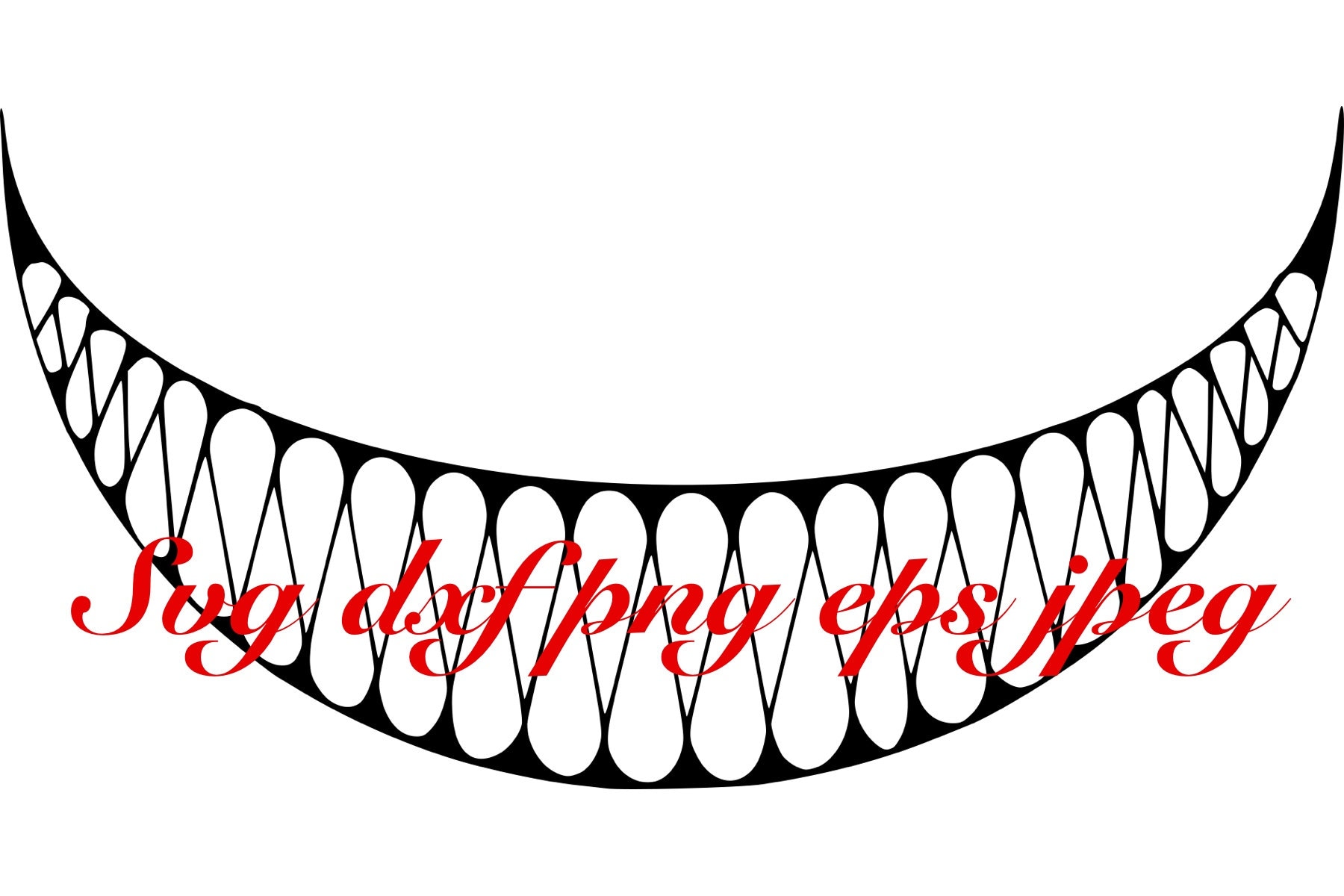 Evil Smile Teeth Smile With Teeth Sharp Teeth Scary Smile - Etsy