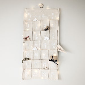 Personalised Christmas Advent Calendar | Christmas Countdown | Advent Calendar With Name | Family Advent Calendar | Reusable