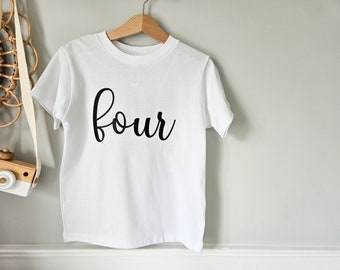 Personalized Birthday Number Tee | Milestone Age Shirt