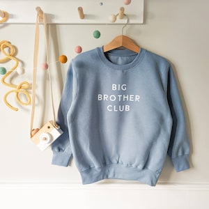 Sibling Jumper| Big Brother Club Jumper | Big Brother Club Sweatshirt | Pregnancy Announcement | Big Brother Announcement |