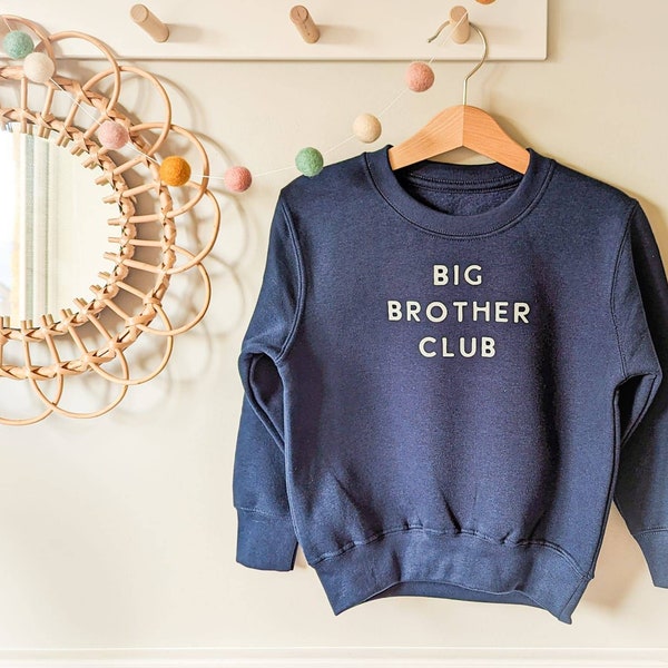 Sibling Pullover | Big Brother Club Pullover | Big Sister Club Pullover | Schwangerschaftansage | Big Brother Ankündigung |