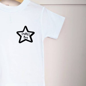 Daddy&#39;s Boy T-shirt | Father&#39;s Day Top | Daddy Son Top | Father&#39;s Day Gift | Children&#39;s Tee