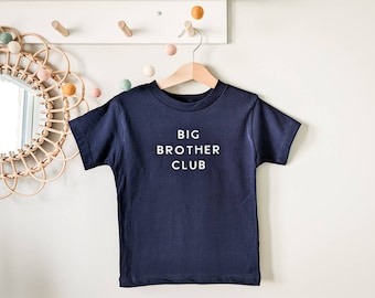 Sibling T-shirt | Big Brother Club Top | Big Sister Club Top | Pregnancy Announcement | Big Brother Announcement | Big Sister Announcement