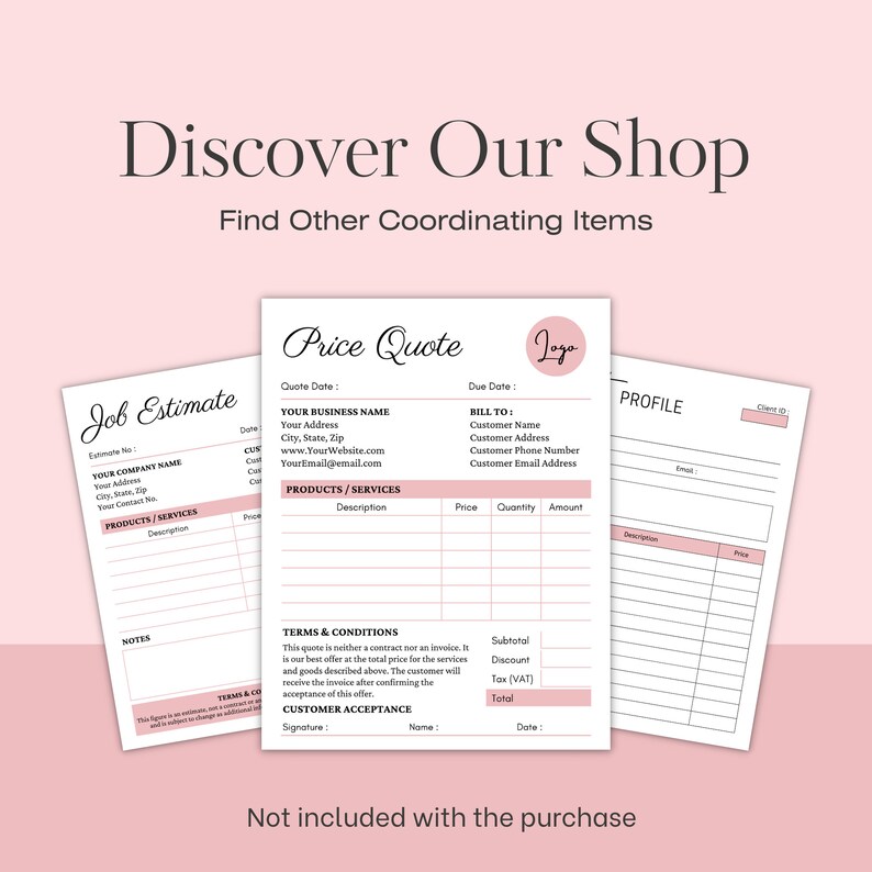 Canva Printable Purchase Order Form, Editable Business Template, Sale ...