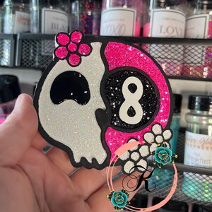 8 Ball Skull Car Freshener
