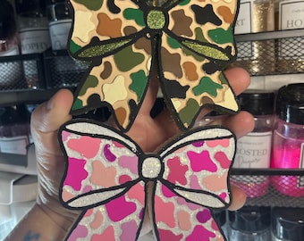 Camo Bow Car Freshener