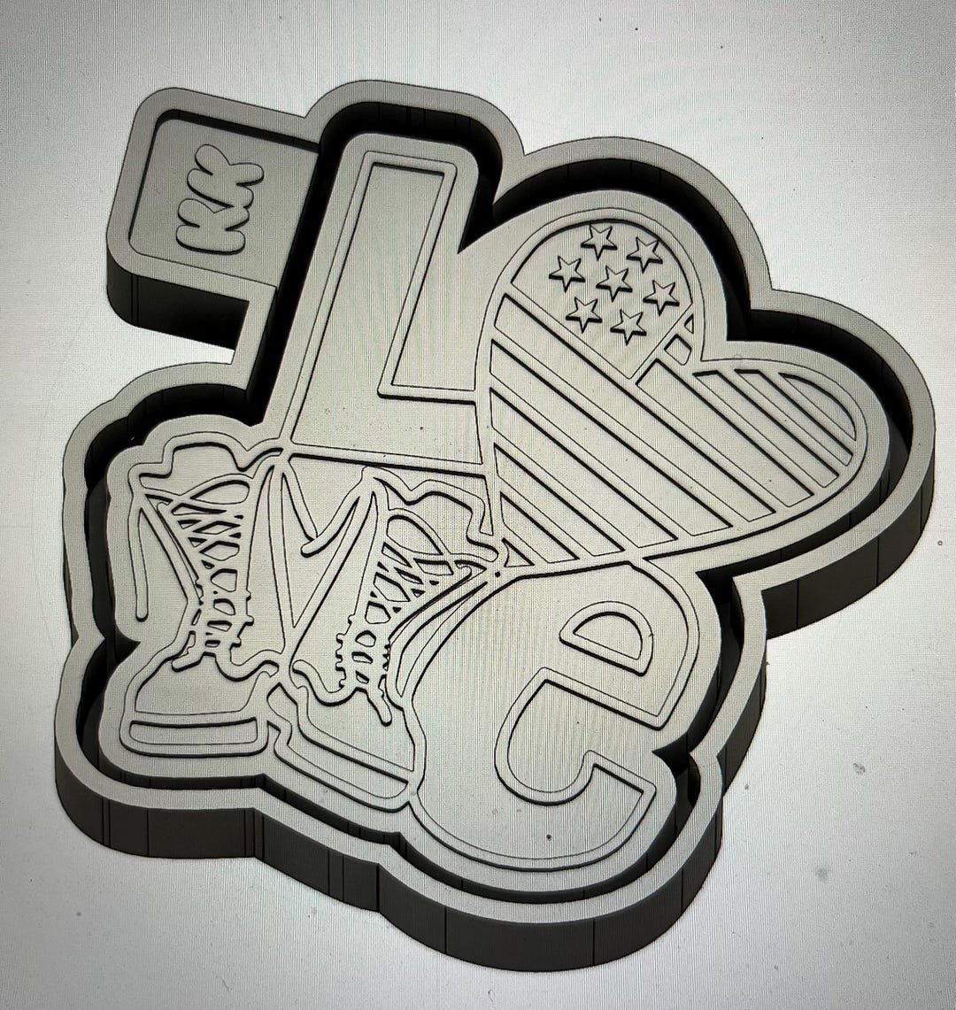 Love Military Mold - Etsy