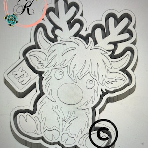 Highland Reindeer Mold
