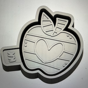 Apple with Heart Mold