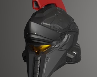 Modelo de impresión 3D del casco Achilles Gen 2 para cosplay