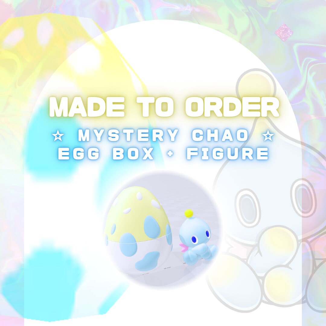 Made to Order: *new* Mystery Chao Egg, Box and Random Figure