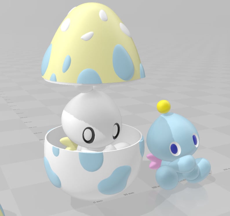 Made to Order: New Mystery Chao Egg, Box and Random Figure Neutral/Normal Chao, Hero Chao, Dark Chao, Omochao, Sonic the Hedgehog, SA2B image 8