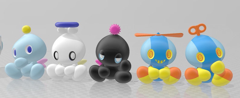 Made to Order: New Mystery Chao Egg, Box and Random Figure Neutral/Normal Chao, Hero Chao, Dark Chao, Omochao, Sonic the Hedgehog, SA2B image 9