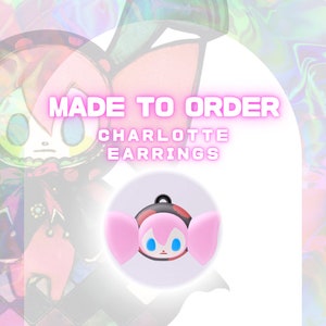 Made to Order: Charlotte Dessert Witch Earrings, Madoka Magica, for Cosplay