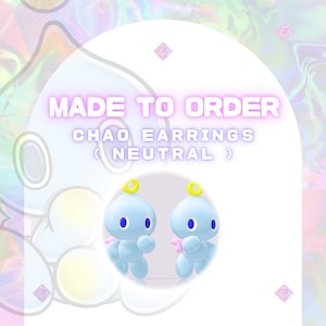 Made to Order: Chao Earrings (Neutral Chao/Normal Chao), Sonic the Hedgehog