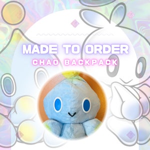 Made to Order: Custom Chao Plush Backpack, Sonic the Hedgehog
