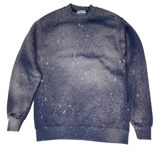 navy bleached sweatshirt