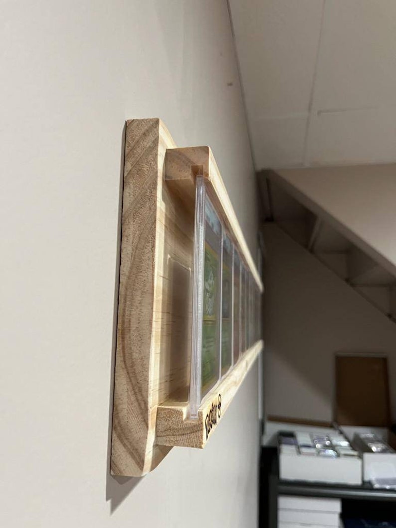 PSA Graded Card Wall Display / Pokémon Card Display /sports Etsy