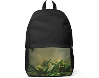 Backpack Sports Gym Bag Pixel Cannabis Leafs For Women Men Children Large Size 