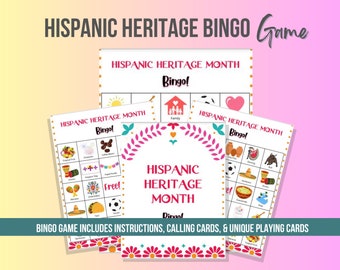 BULLETINBOARDS, SPELLEN voor volwassenen, Spaans erfgoed, digitale loteria, bingogames downloaden, educatief latino-plezier voor kinderen/gezin