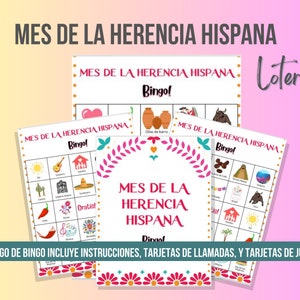 JUEGOS für Erwachsene, Herencia Hispana, Loteria digital, Descargar juegos de Bingo, Diversión Educativa latina für Kinder / Familie, Tableros