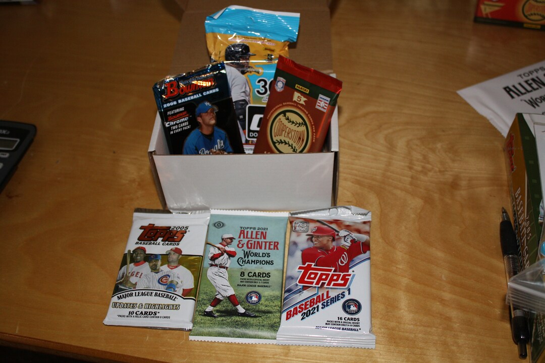 Mystery Baseball Card Box Etsy