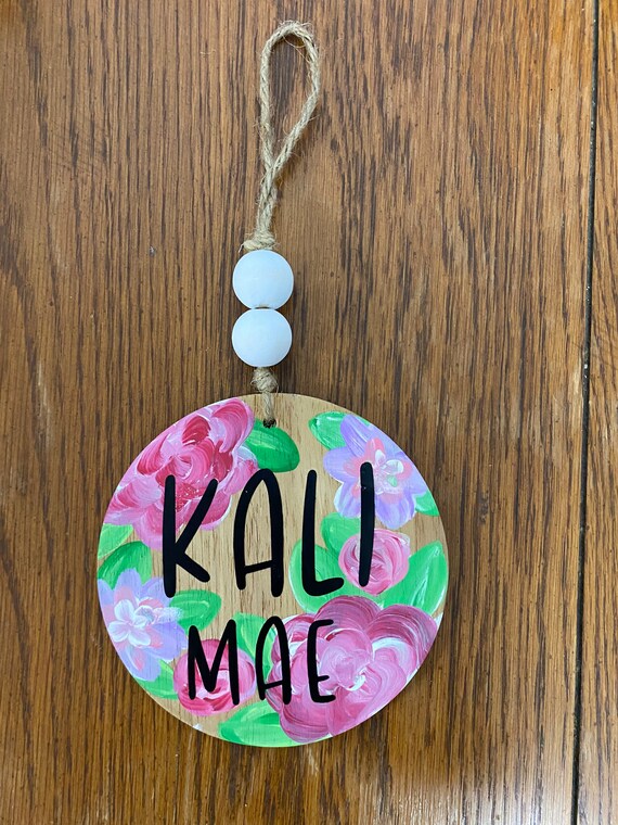 Customizable Name Door Hangers Etsy