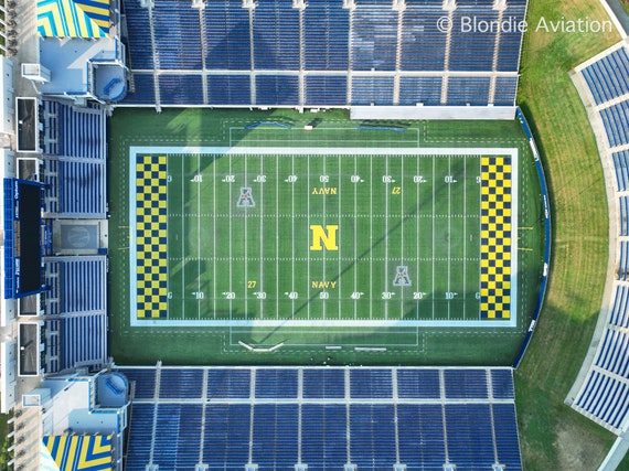 Topdown View of the Navy-Marine Corps Stadium