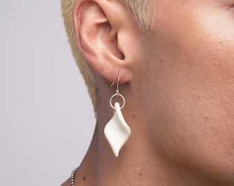 Mini Diamond Porcelain Dangle Earrings | Signature Colorways, Lightweight Handmade Jewelry
