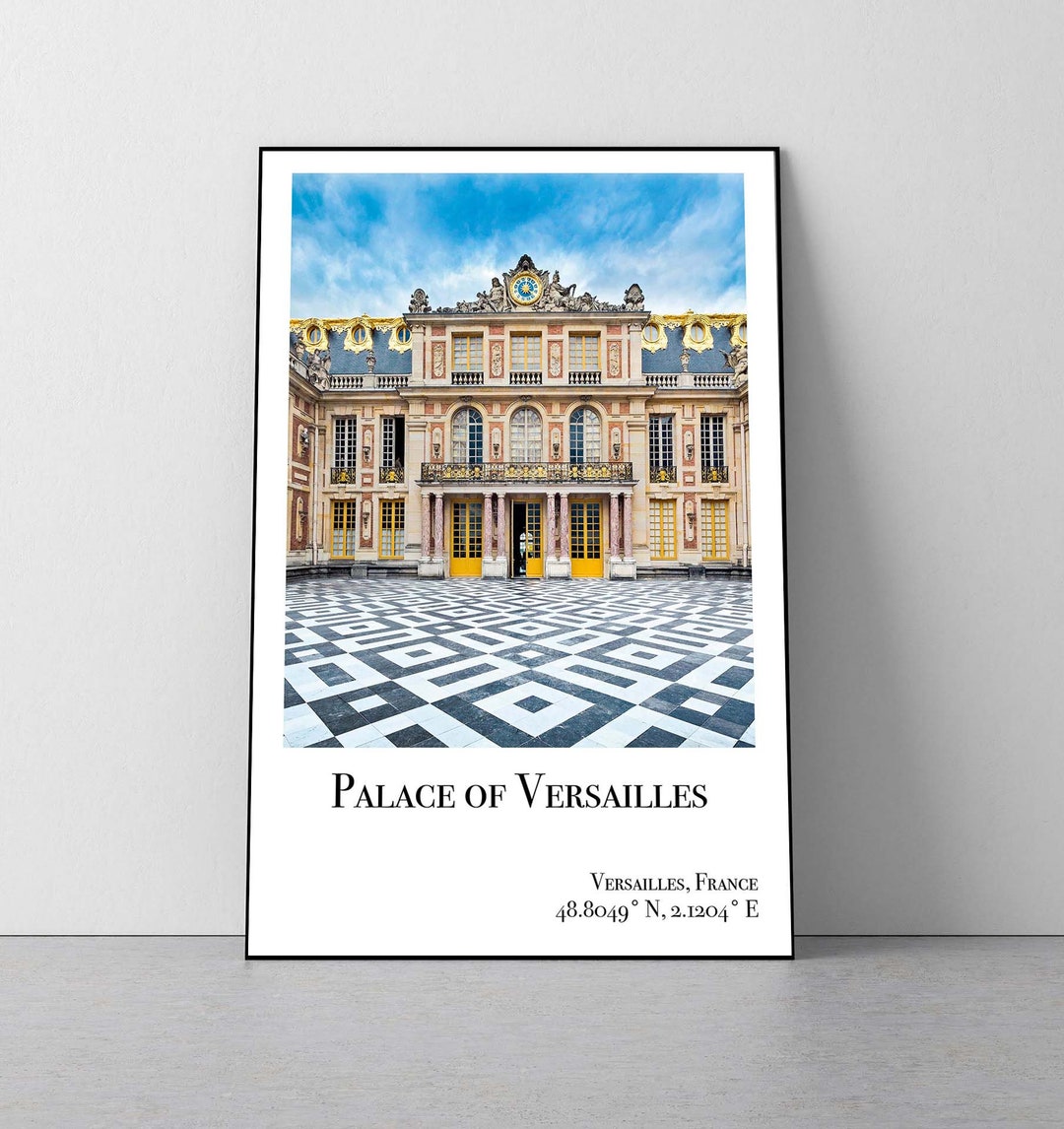 Palace of Versailles Poster Versaille Poster Paris France Versailles