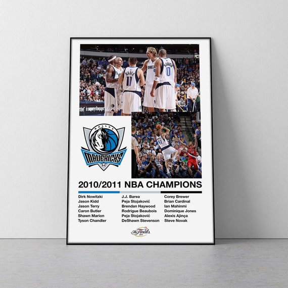 Dallas Mavericks 2011 NBA Champions Poster Dallas Mavericks 