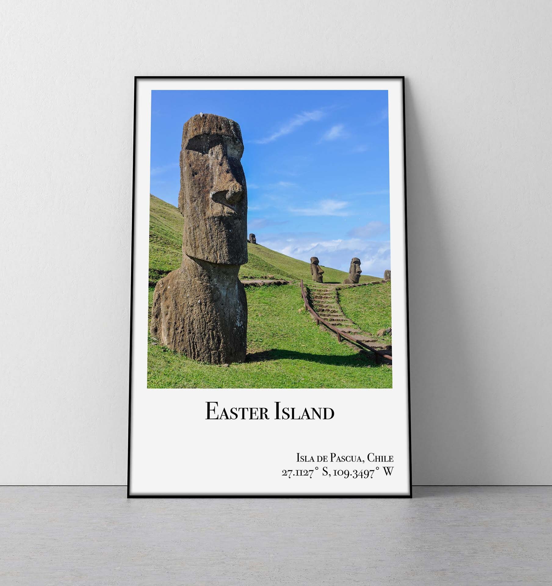 Easter Island Emoji Wall Art for Sale