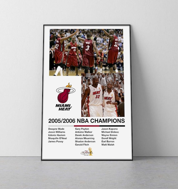 Miami Heat Hat 2006 NBA Championship Finals Champions Limited Edition Black  - clothing & accessories - by owner 