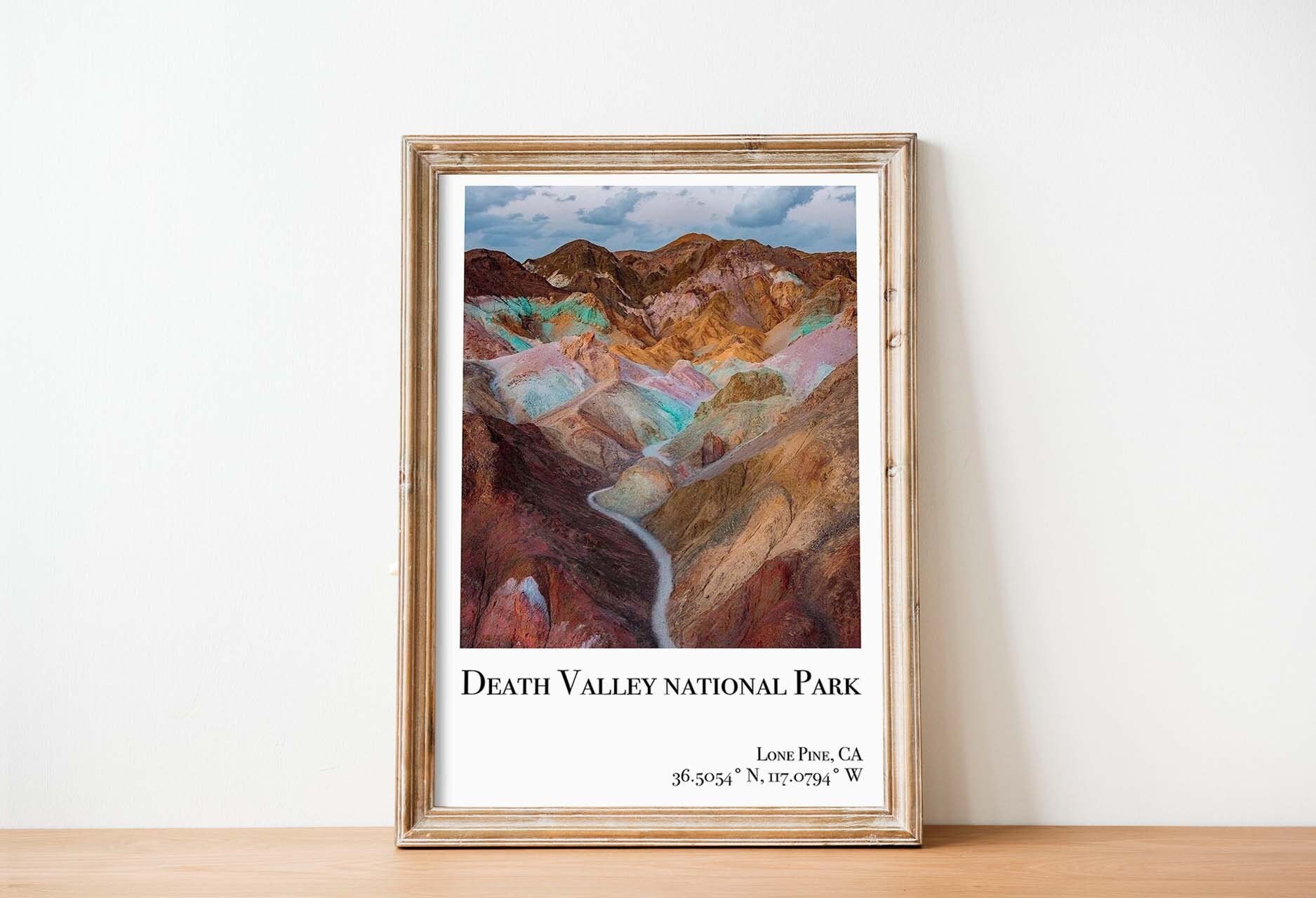 Death Valley National Park Poster Death Valley Print Death Valley ...